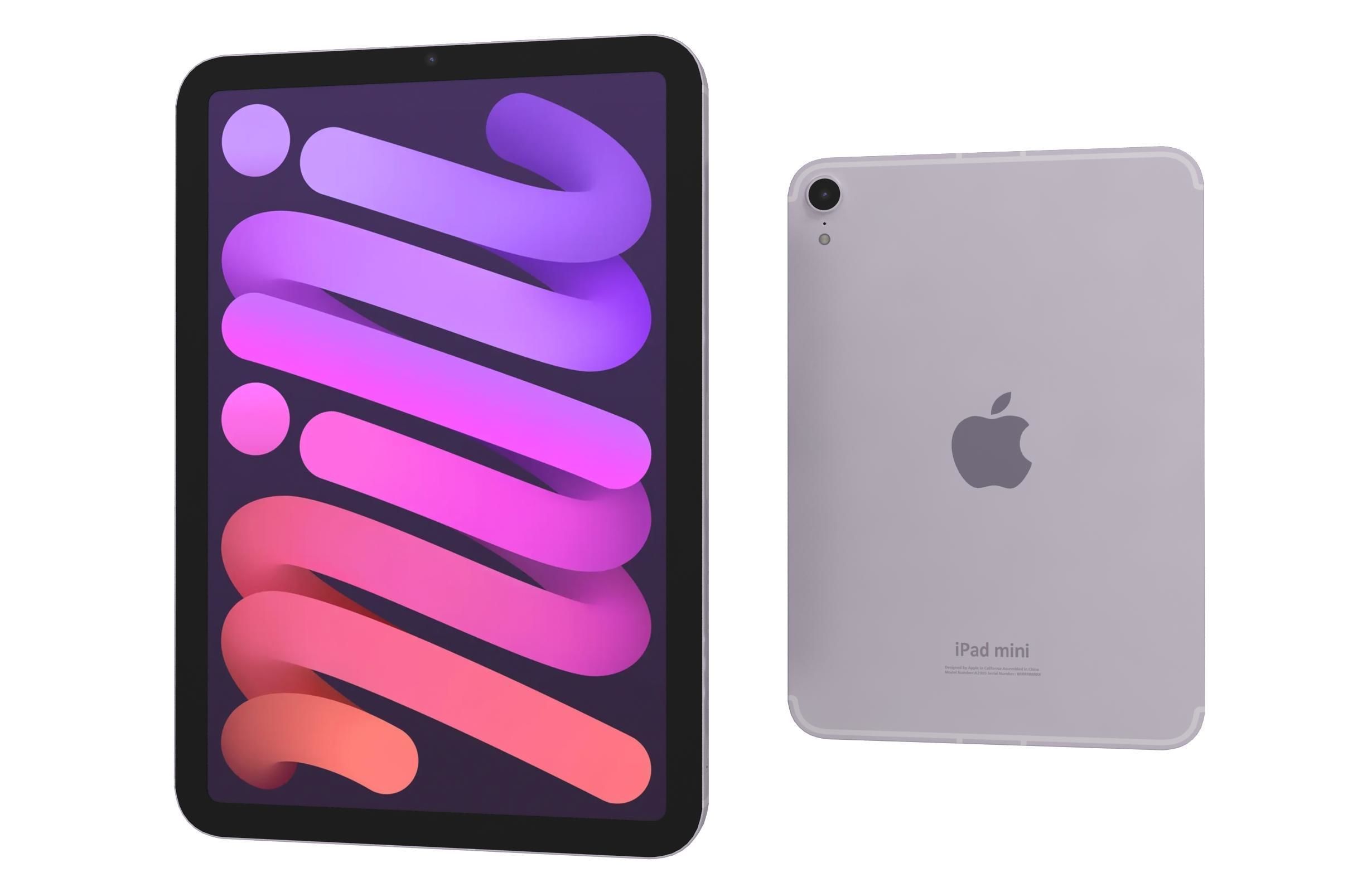 Apple iPad Mini 2024 All Colors 3D model_27
