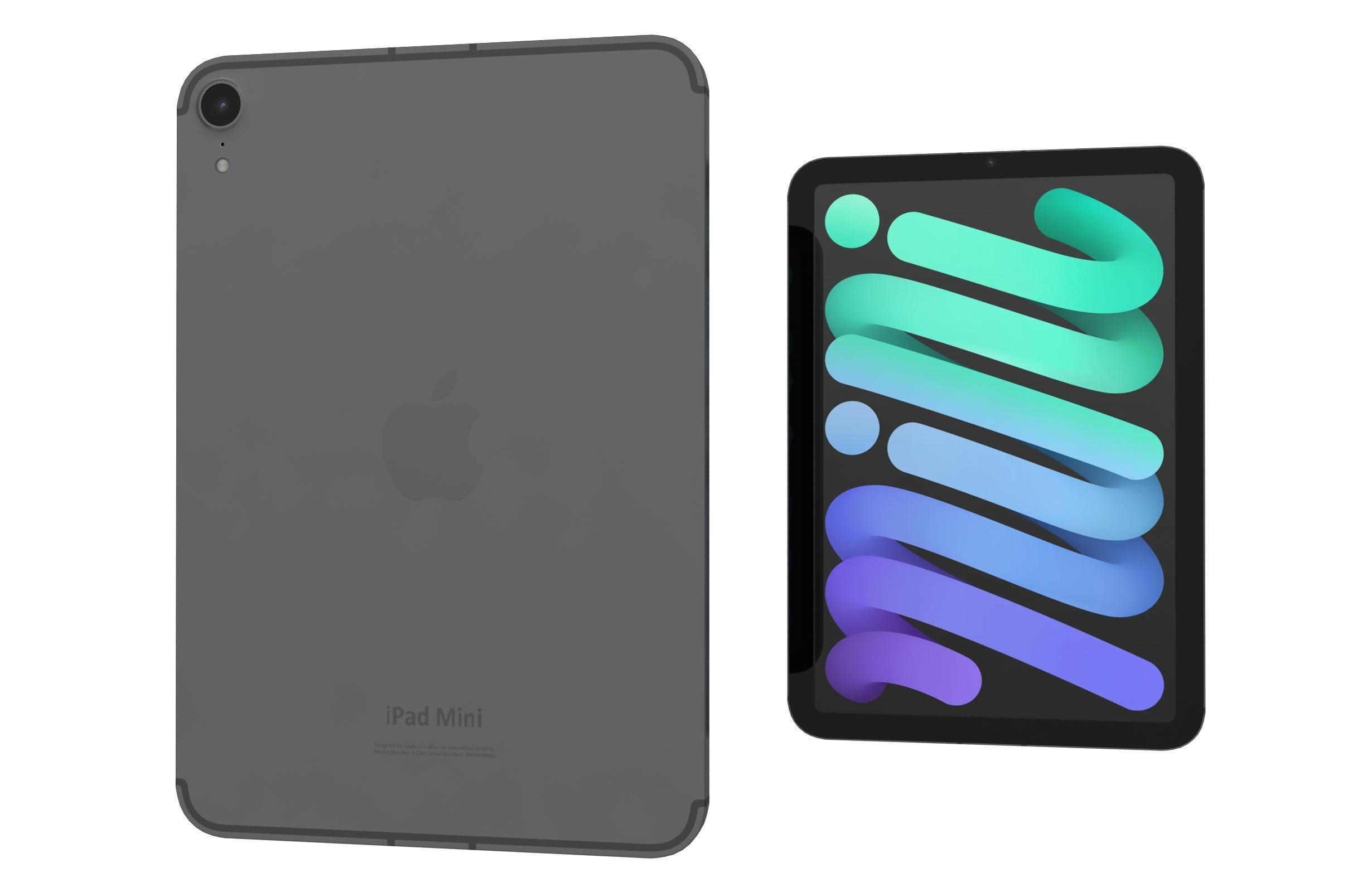 Apple iPad Mini 2024 All Colors 3D model_18