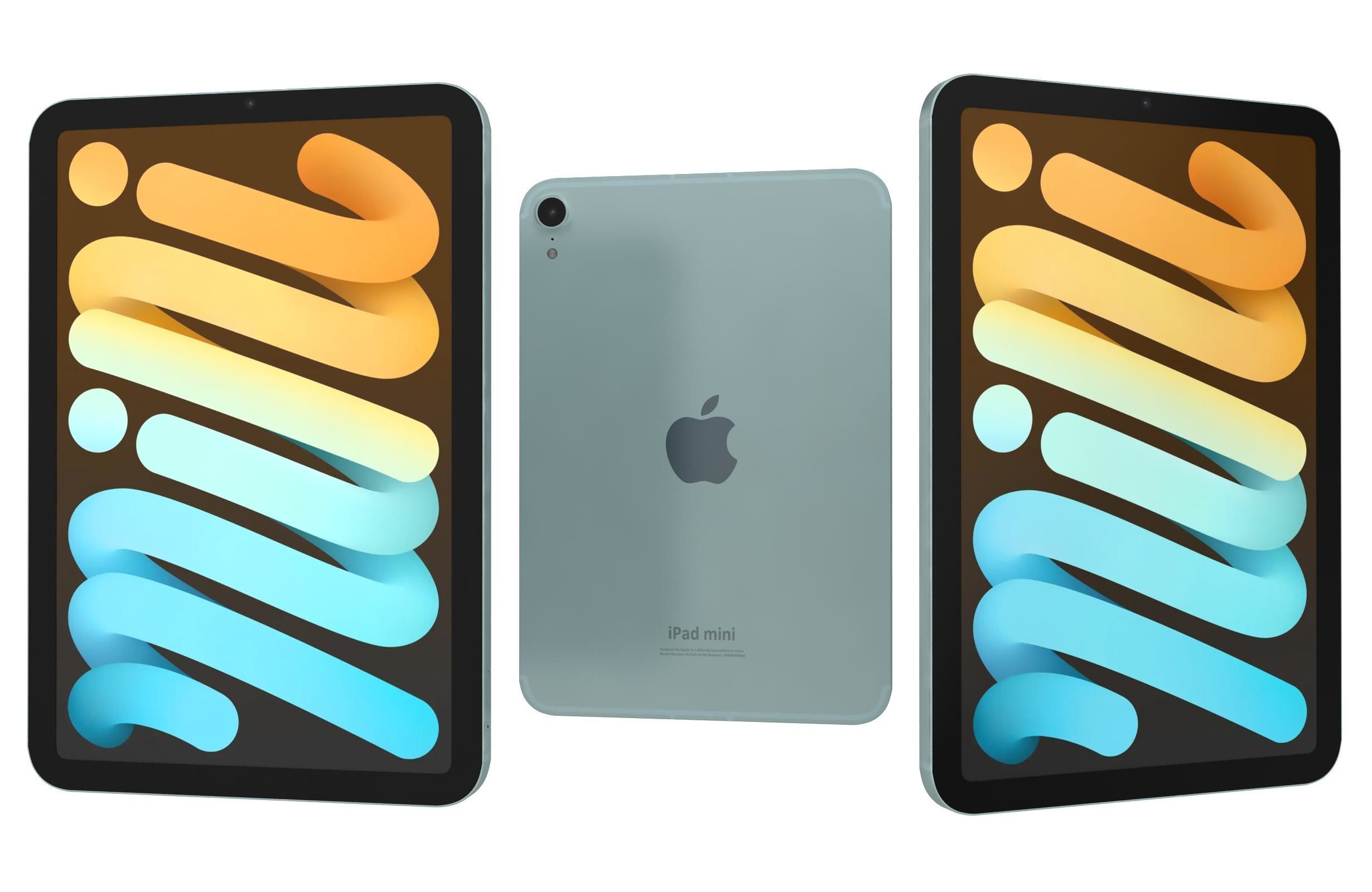 Apple iPad Mini 2024 All Colors 3D model_31