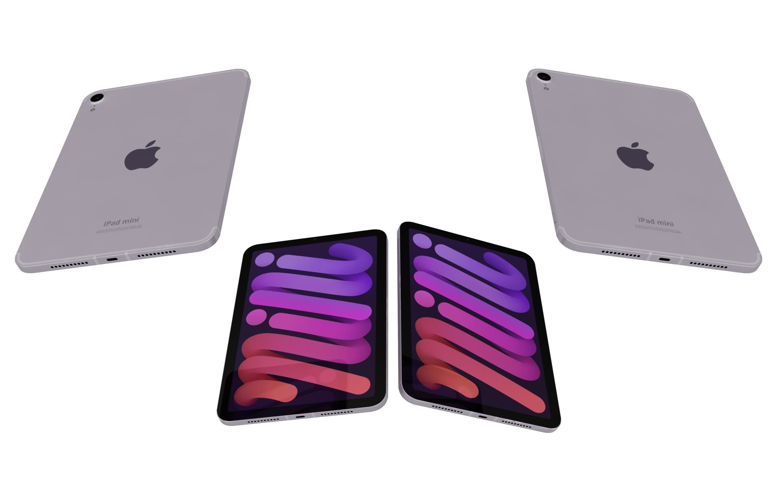 Apple iPad Mini 2024 All Colors 3D model_26