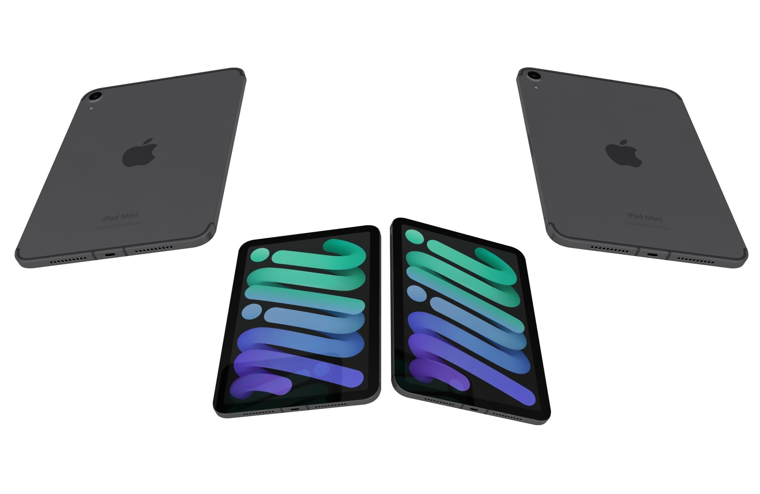 Apple iPad Mini 2024 All Colors 3D model_20