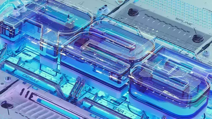 Two C4D logo Scene files - Octane and C4D