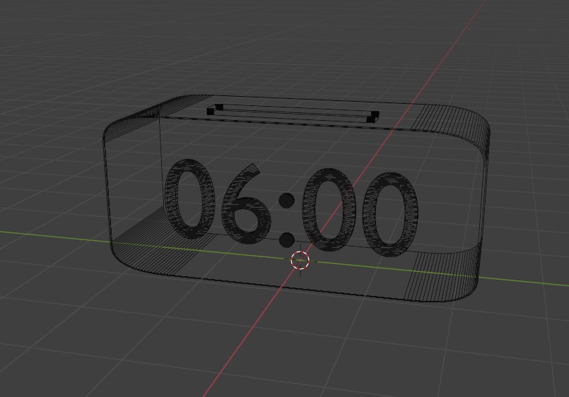 3D Model Digital Clock Free 3D model_4