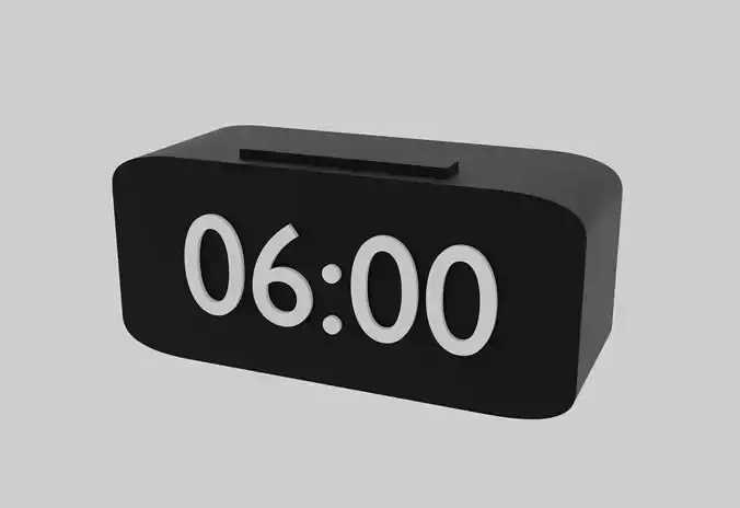 3D Model Digital Clock