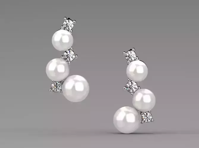 pearl earring pe0011