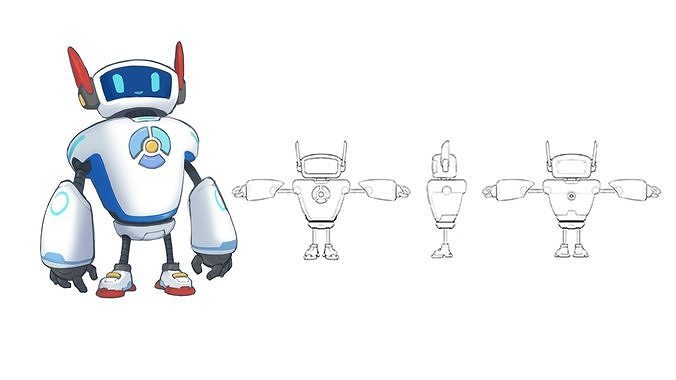 Robot 001 3D model