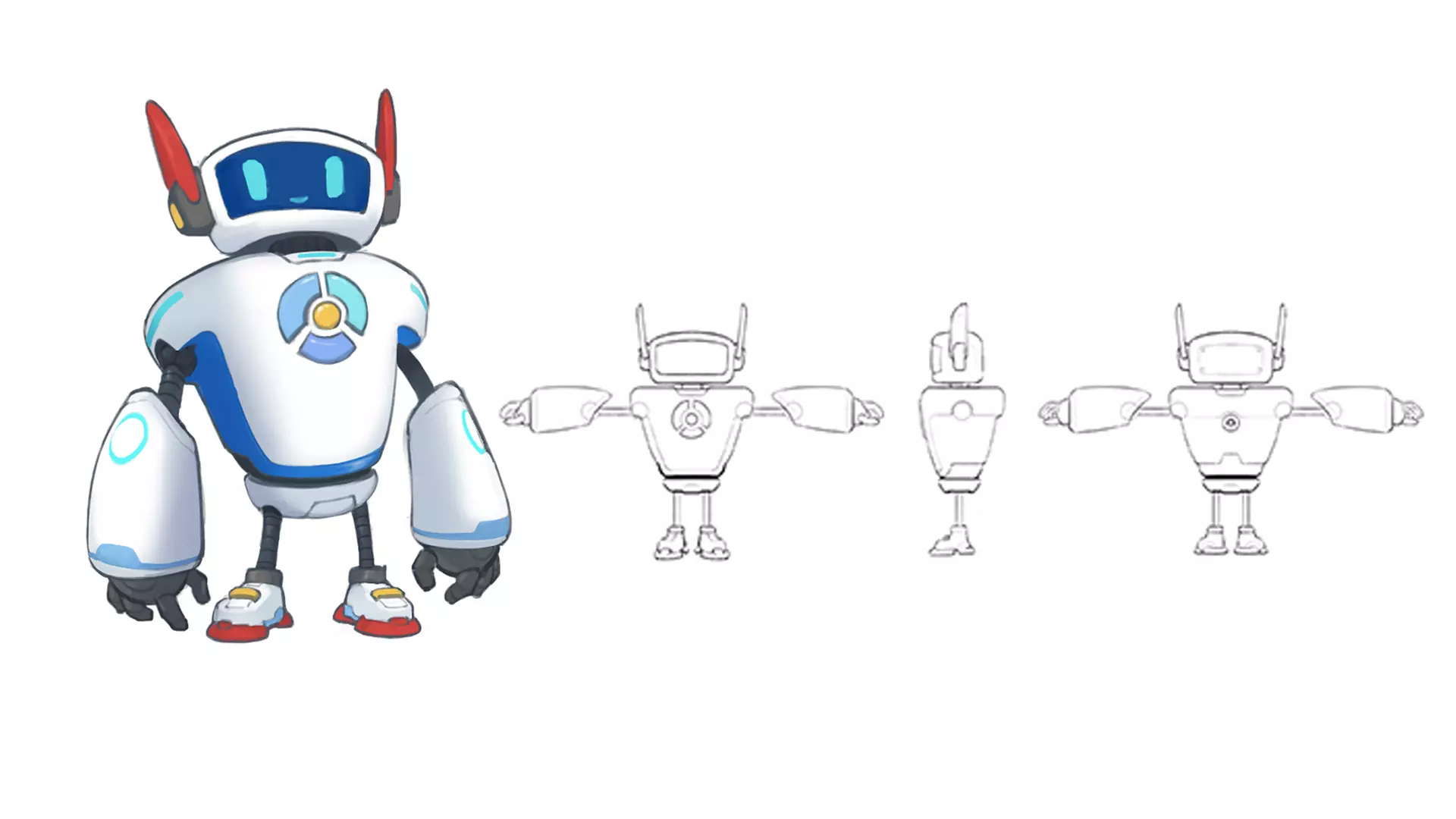 Robot 001 3D model_0