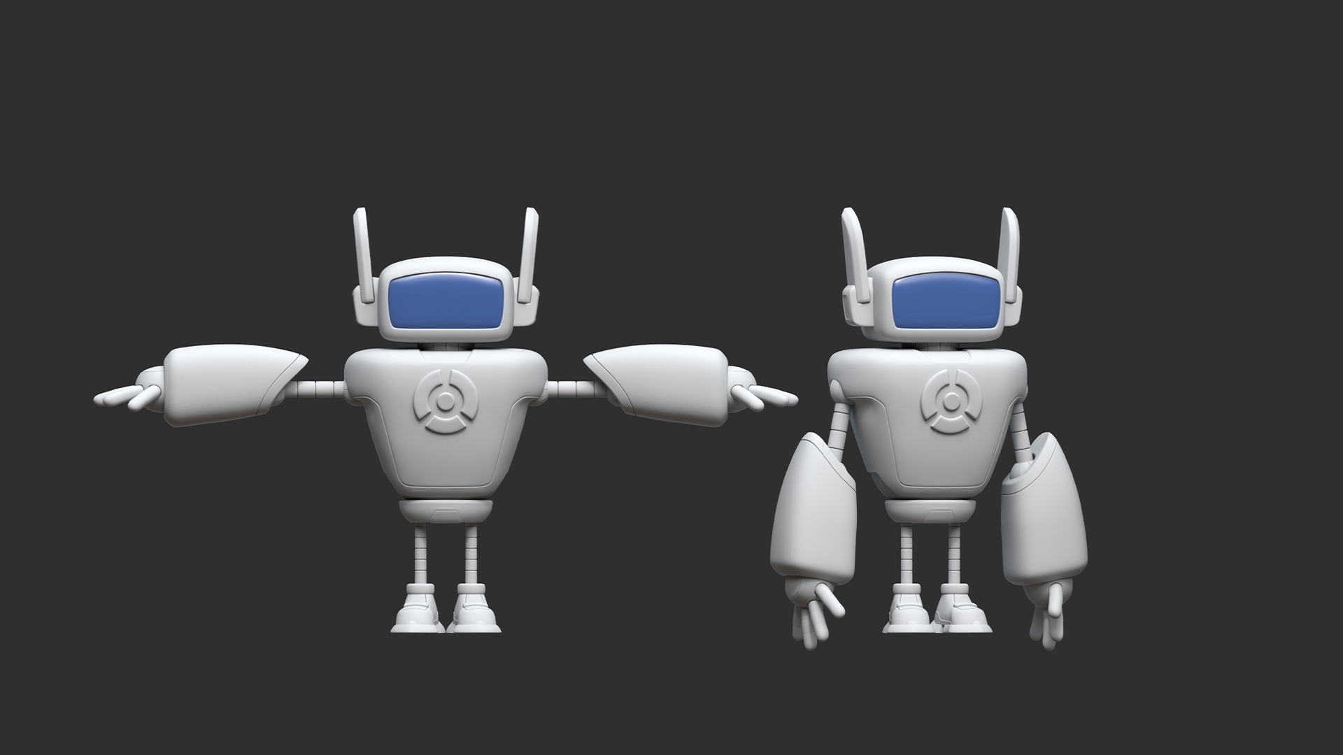 Robot 001 3D model_1