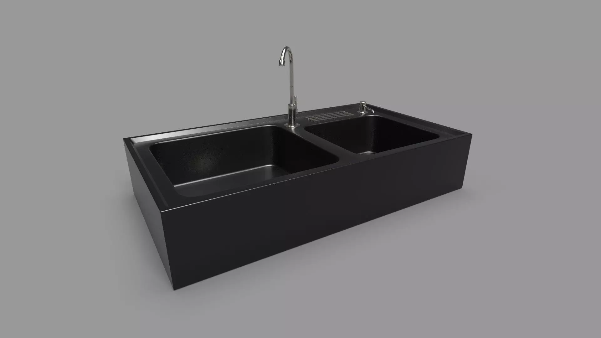 Sink with Faucet CG1 3D model_0