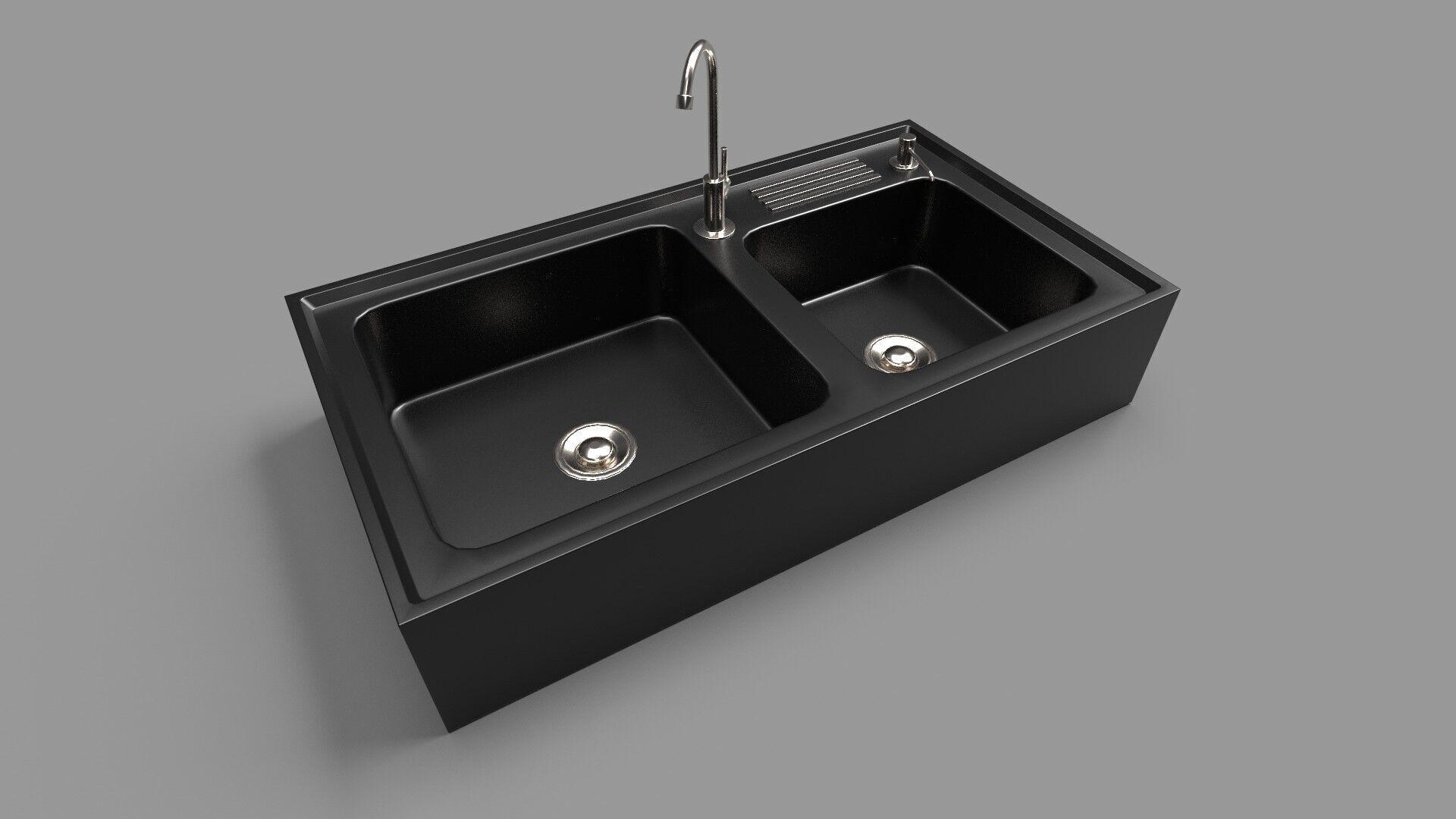 Sink with Faucet CG1 3D model_3