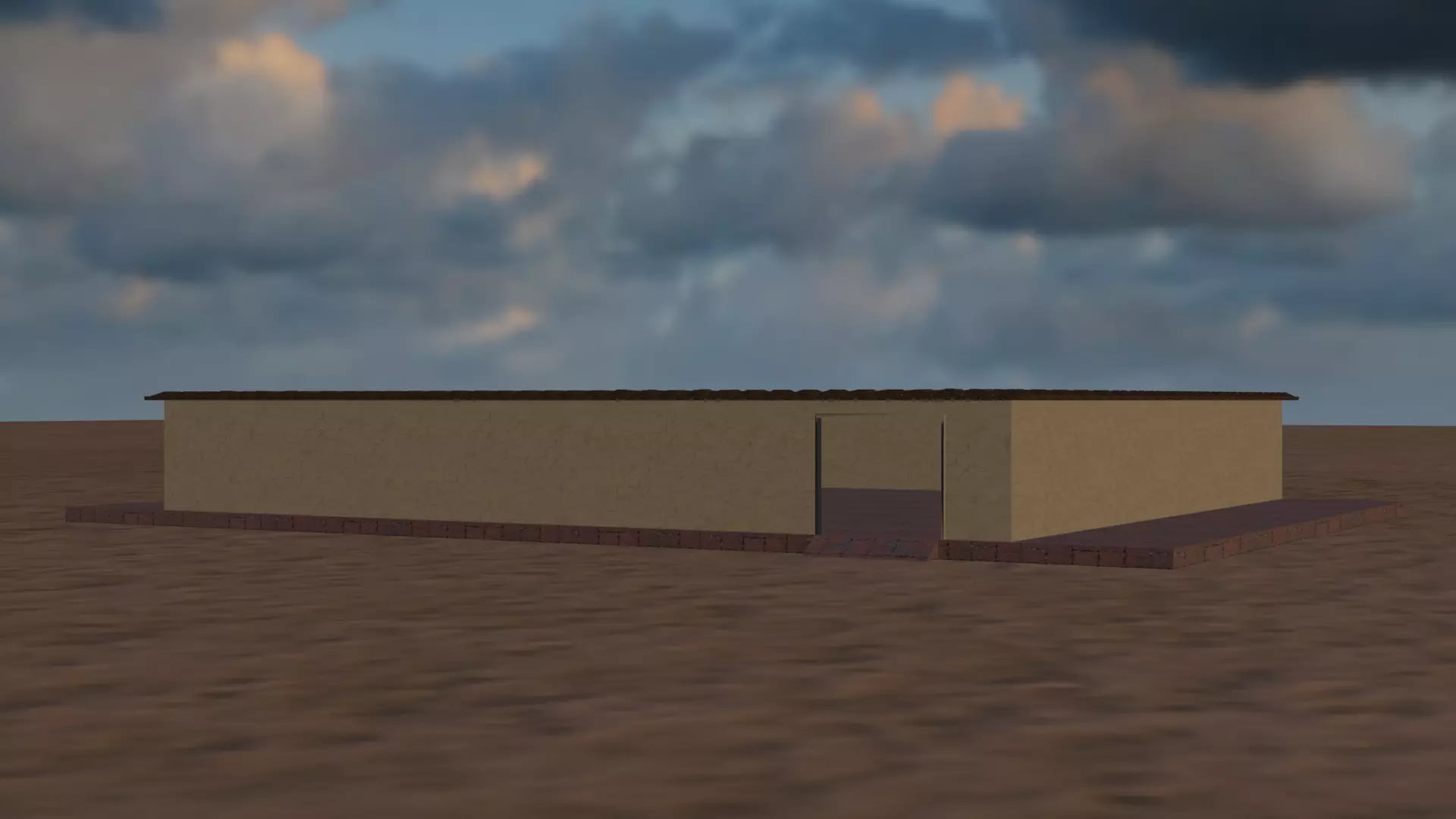 Ware house vintage style Free low-poly 3D model_0