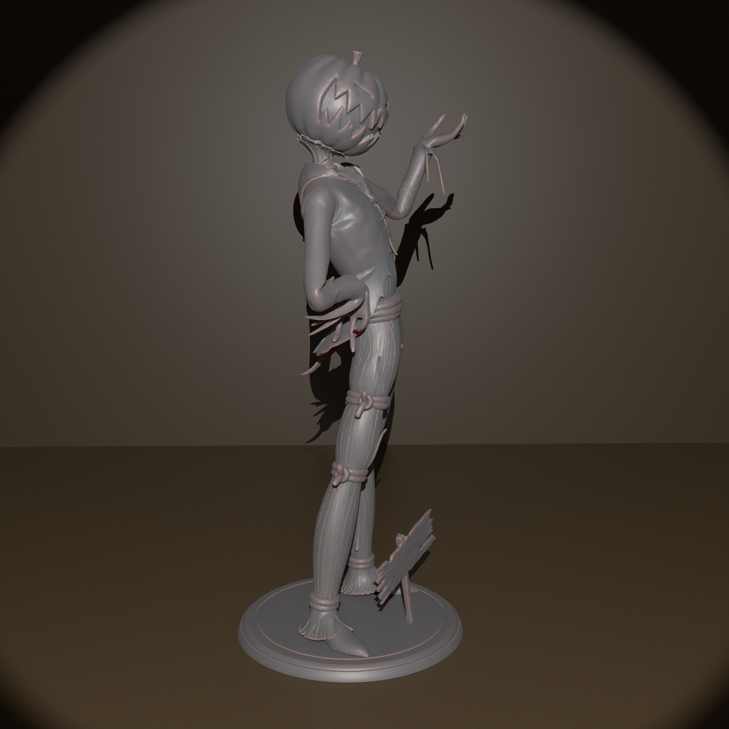 Pumpkin King 3D print model_11