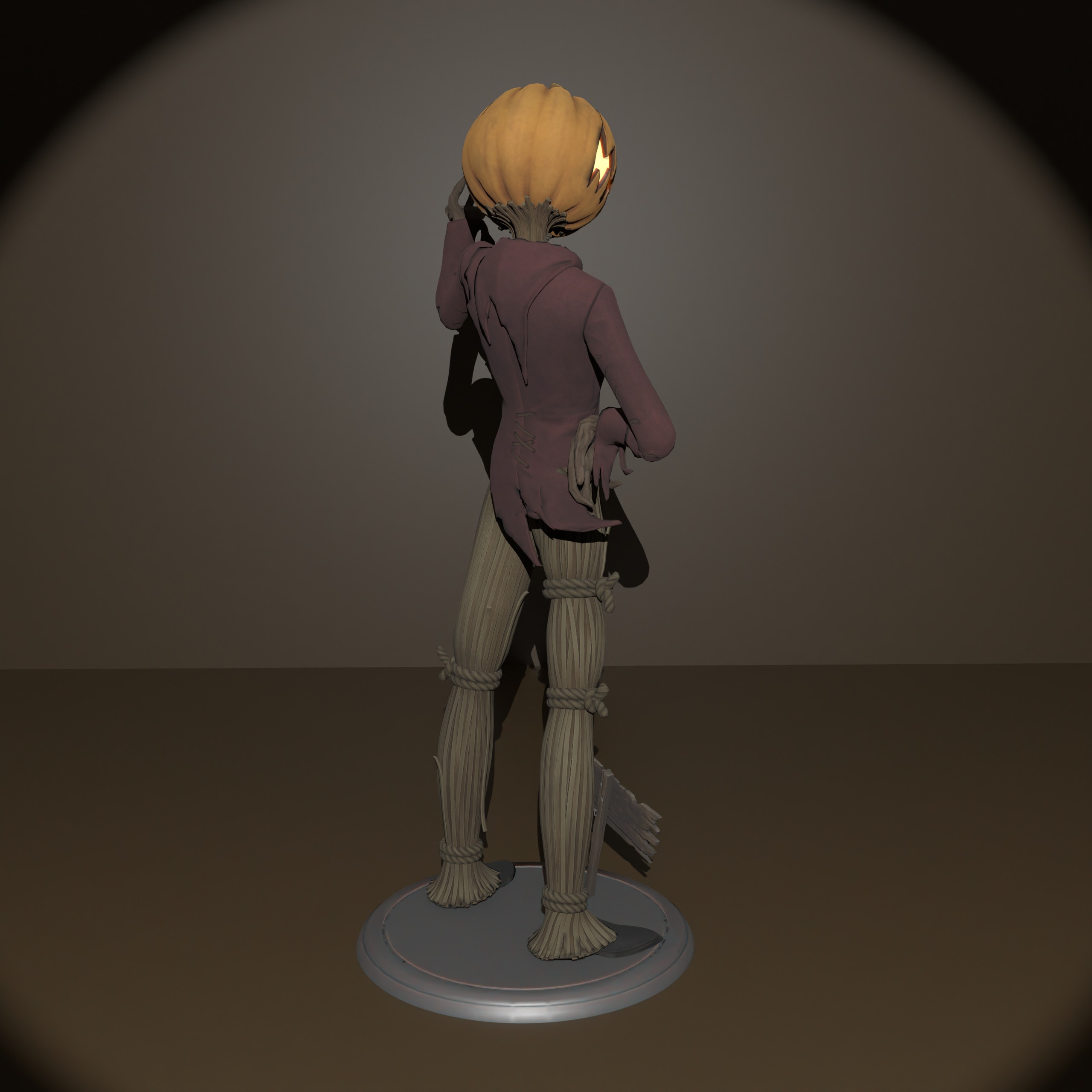 Pumpkin King 3D print model_8