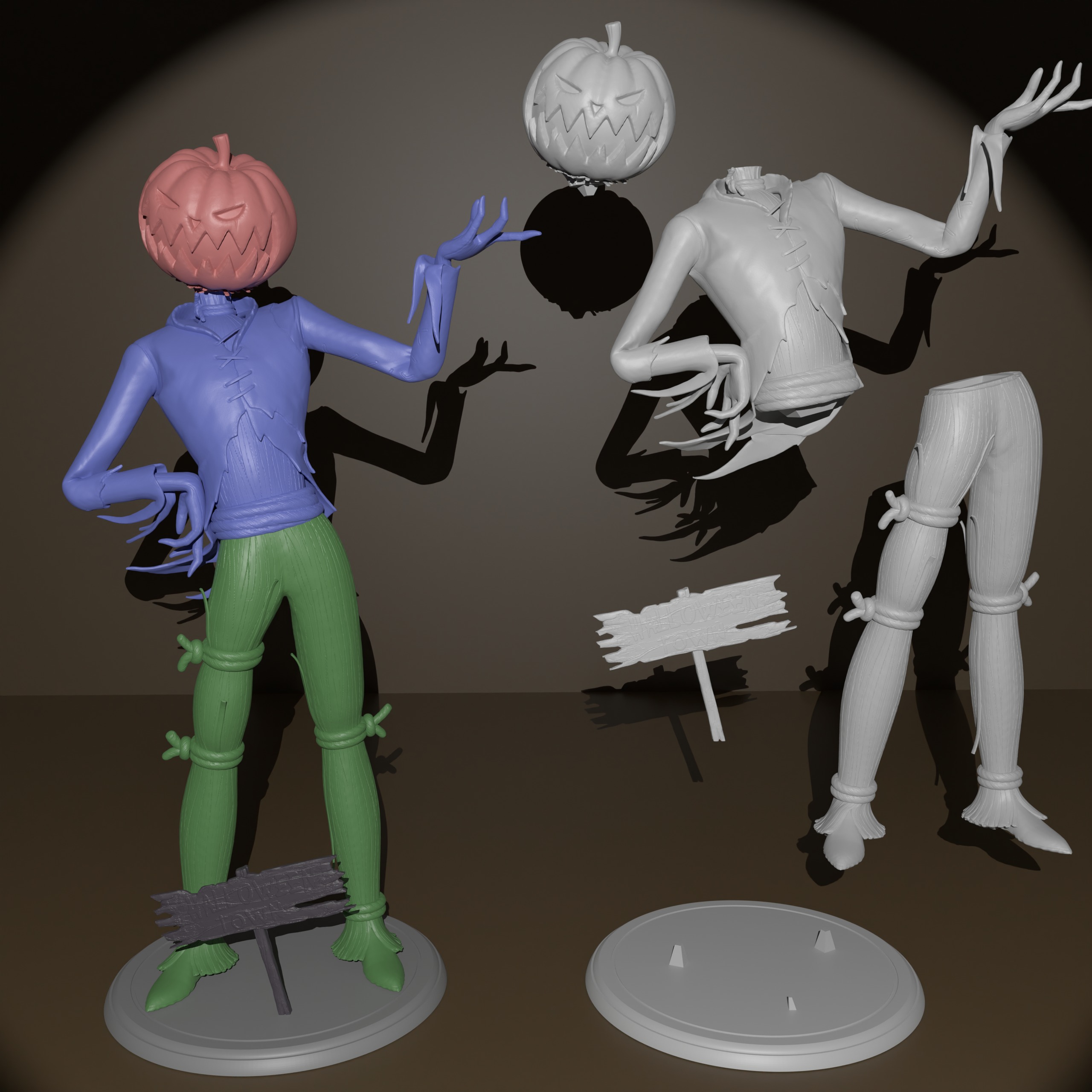 Pumpkin King 3D print model_12