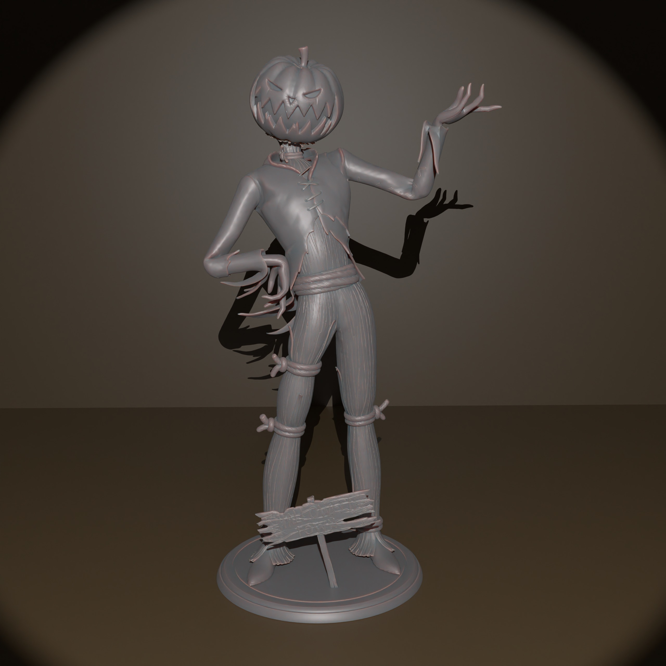 Pumpkin King 3D print model_1