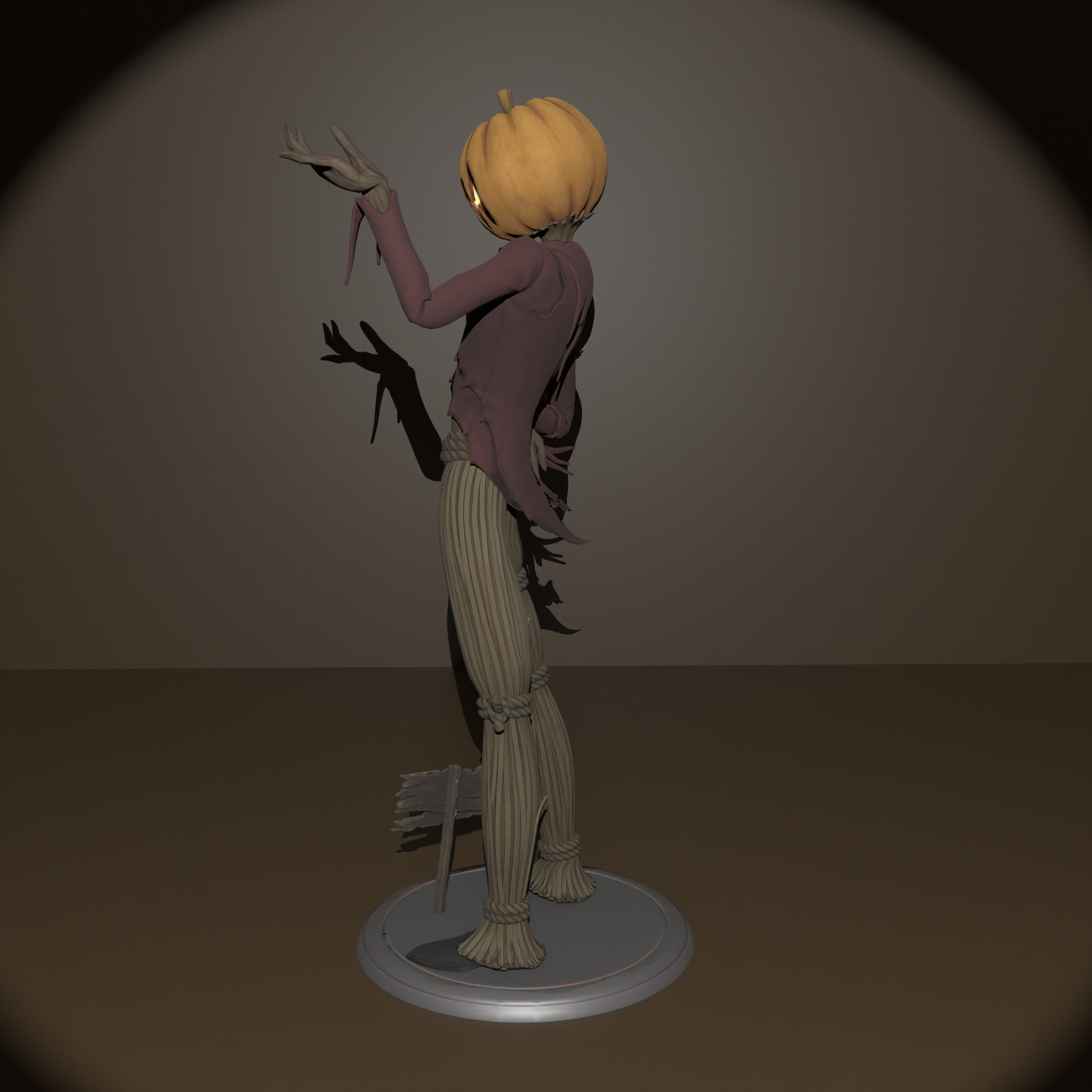 Pumpkin King 3D print model_4