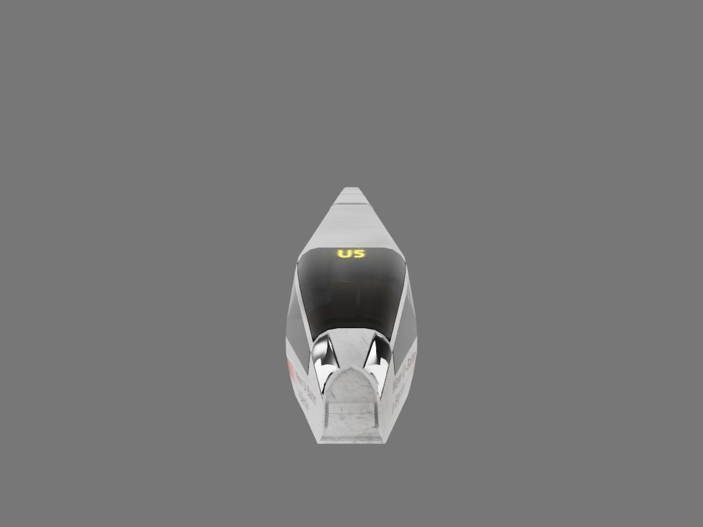 Train Low-poly 3D model_2