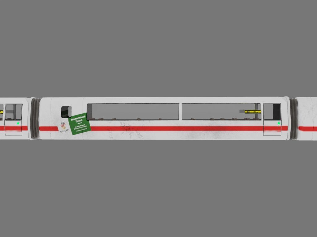 Train Low-poly 3D model_3