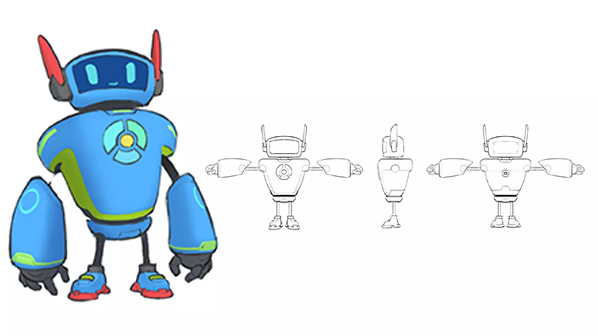 Robot 004 3D model