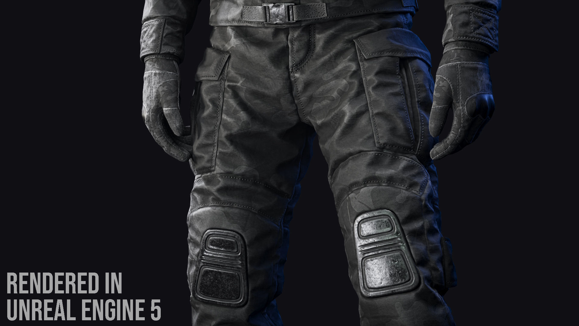 Tactical Soldier Low-poly 3D model_15