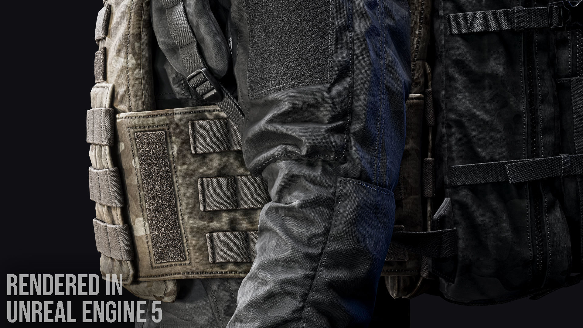 Tactical Soldier Low-poly 3D model_8