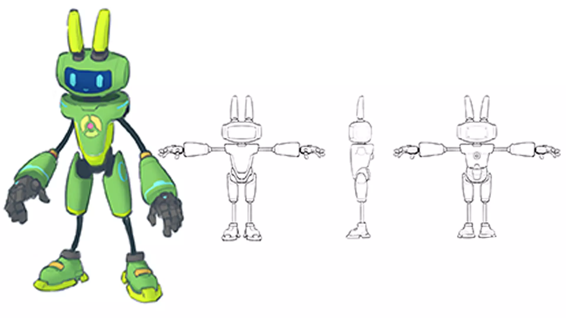 Robot 007 3D model_0