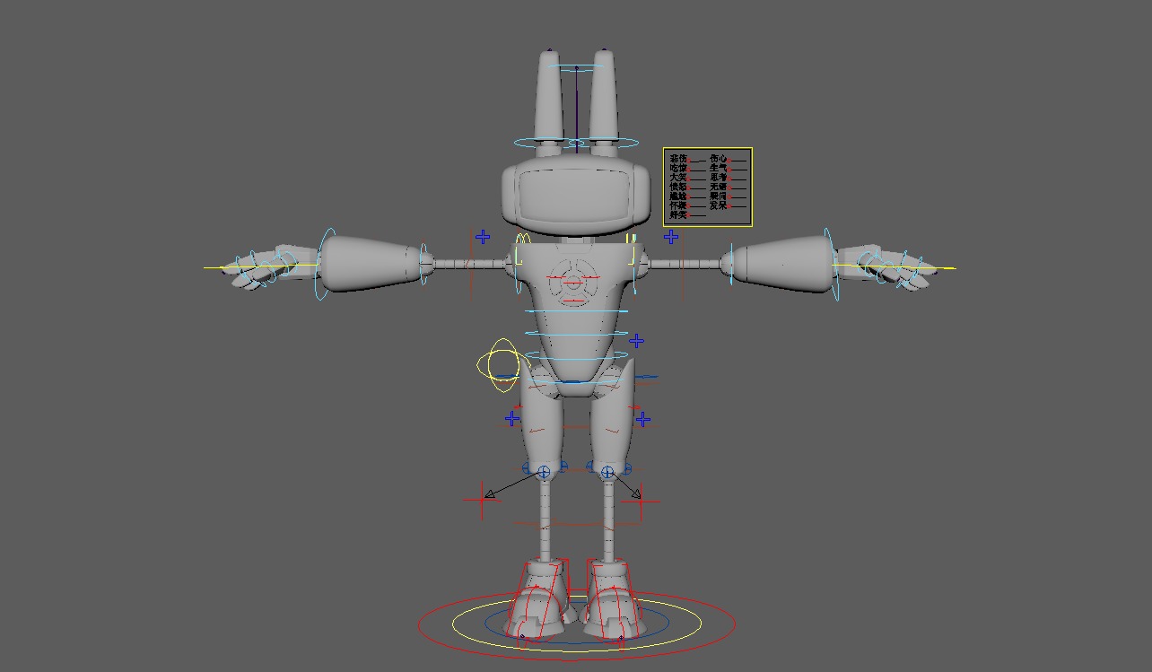 Robot 007 3D model_3