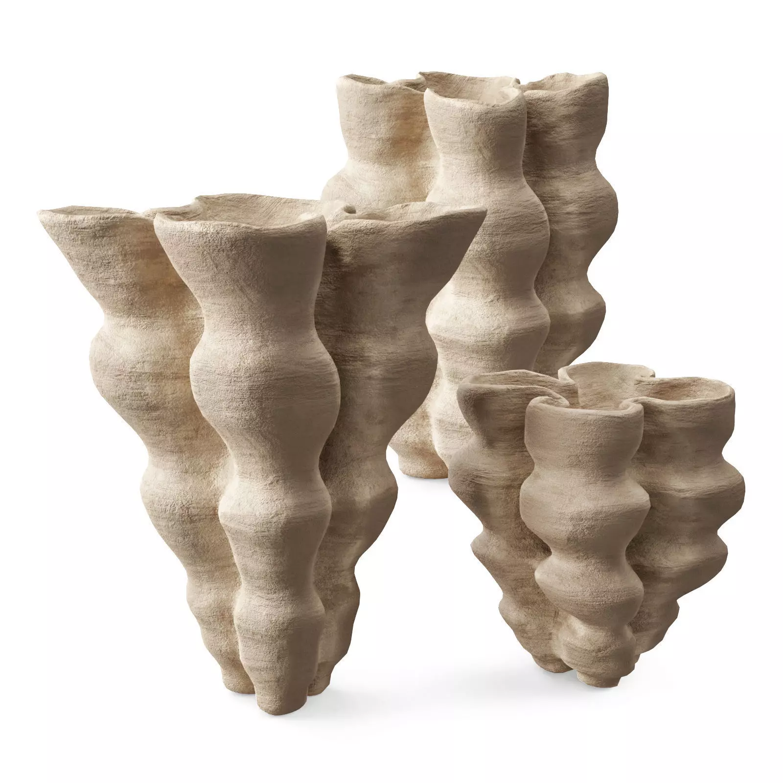 Manner and Matter Sculpture Vase Candy Low-poly 3D model