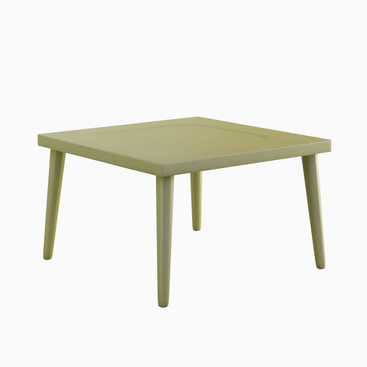 Plastic Table 03 3D model_3