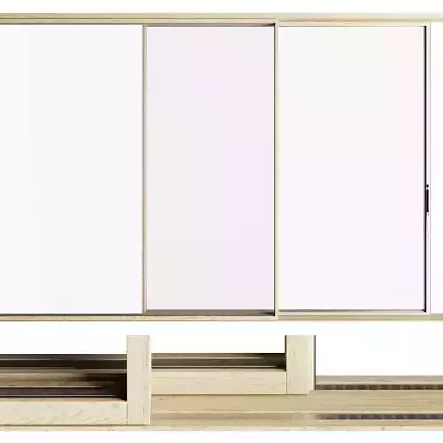 SKYLINE NOFORCE Sliding door 3D model