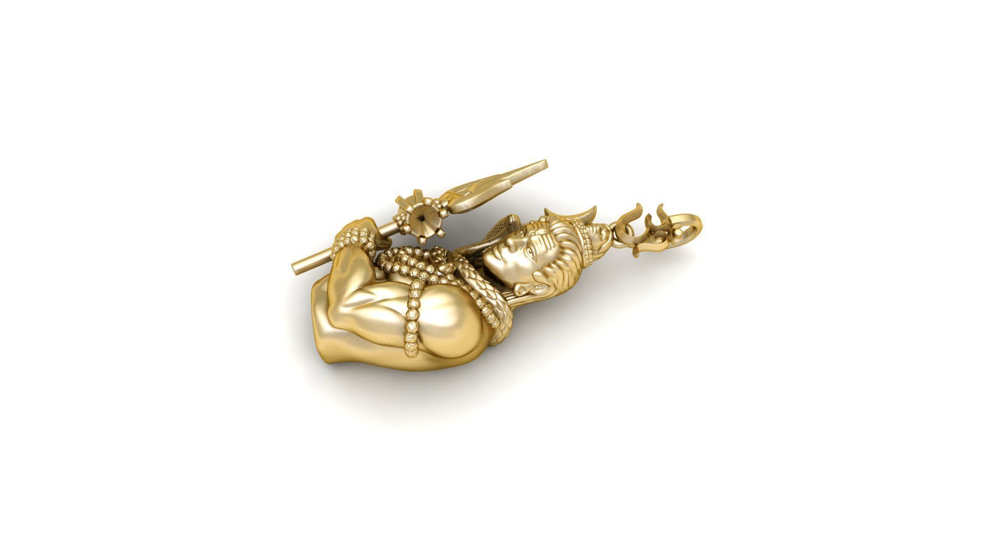 Shiv pendant  3D print model_8
