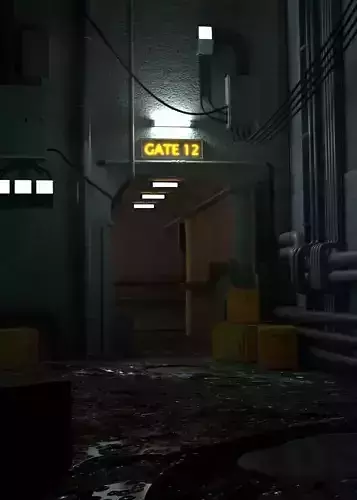 Night Street 3D Model