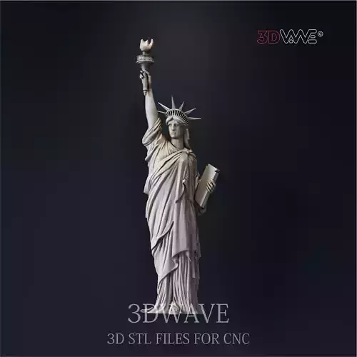 STATUE OF LIBERTY 3d stl files for CNC