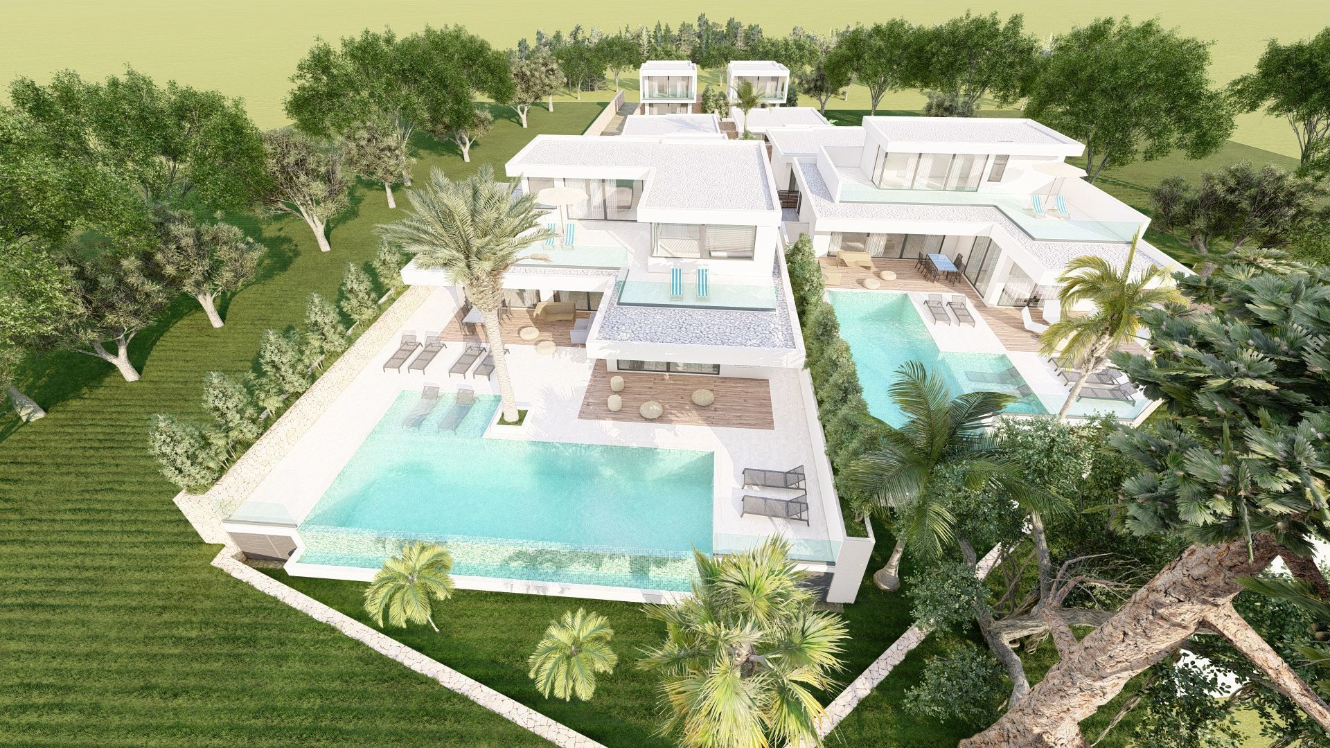 Villas 3D model_13