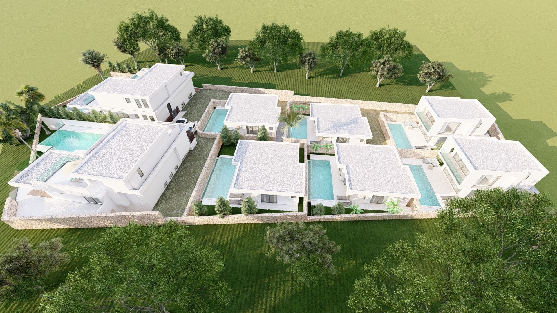 Villas 3D model_16
