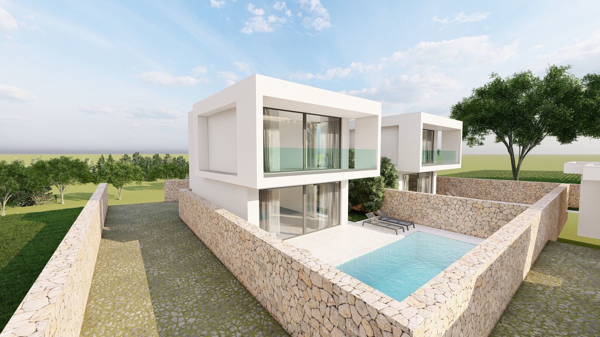 Villas 3D model_6