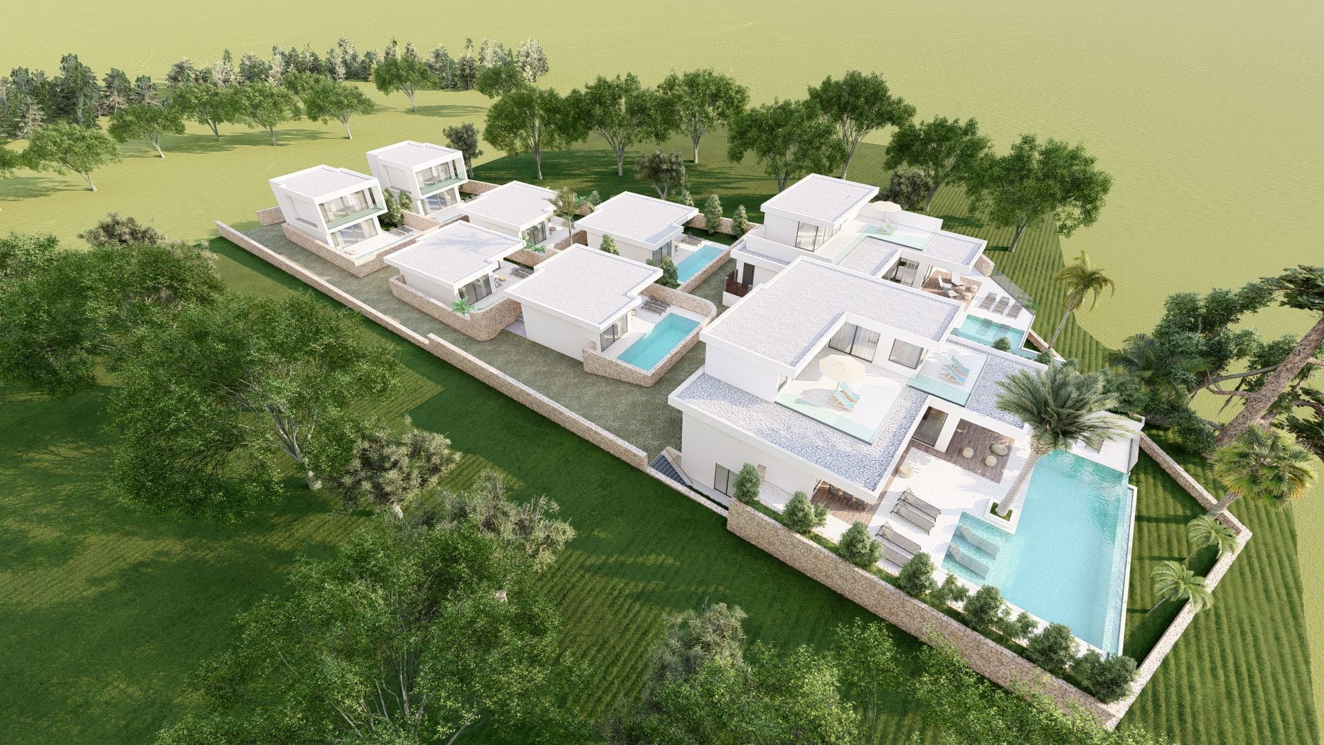 Villas 3D model_11