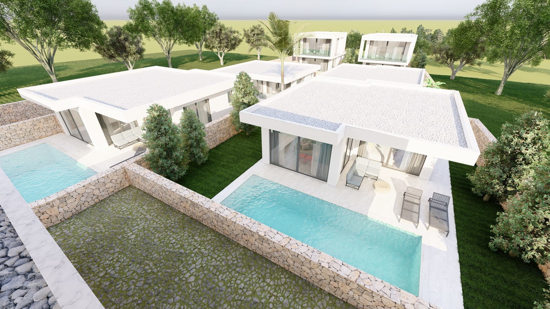 Villas 3D model_9