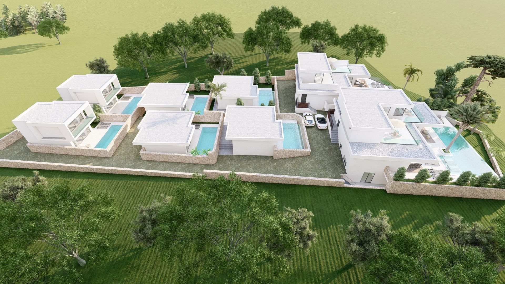 Villas 3D model_15