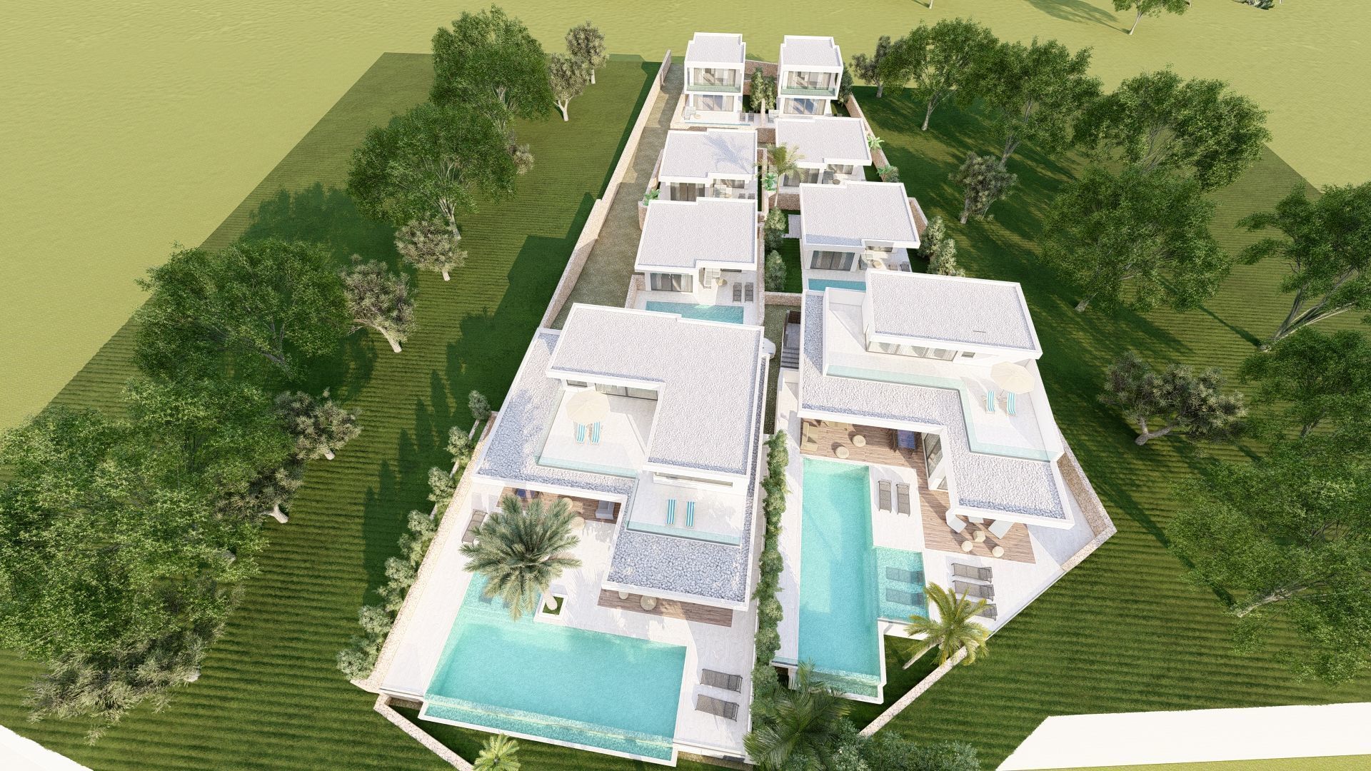 Villas 3D model_14