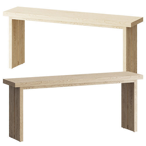 Warby Console Table 3D model