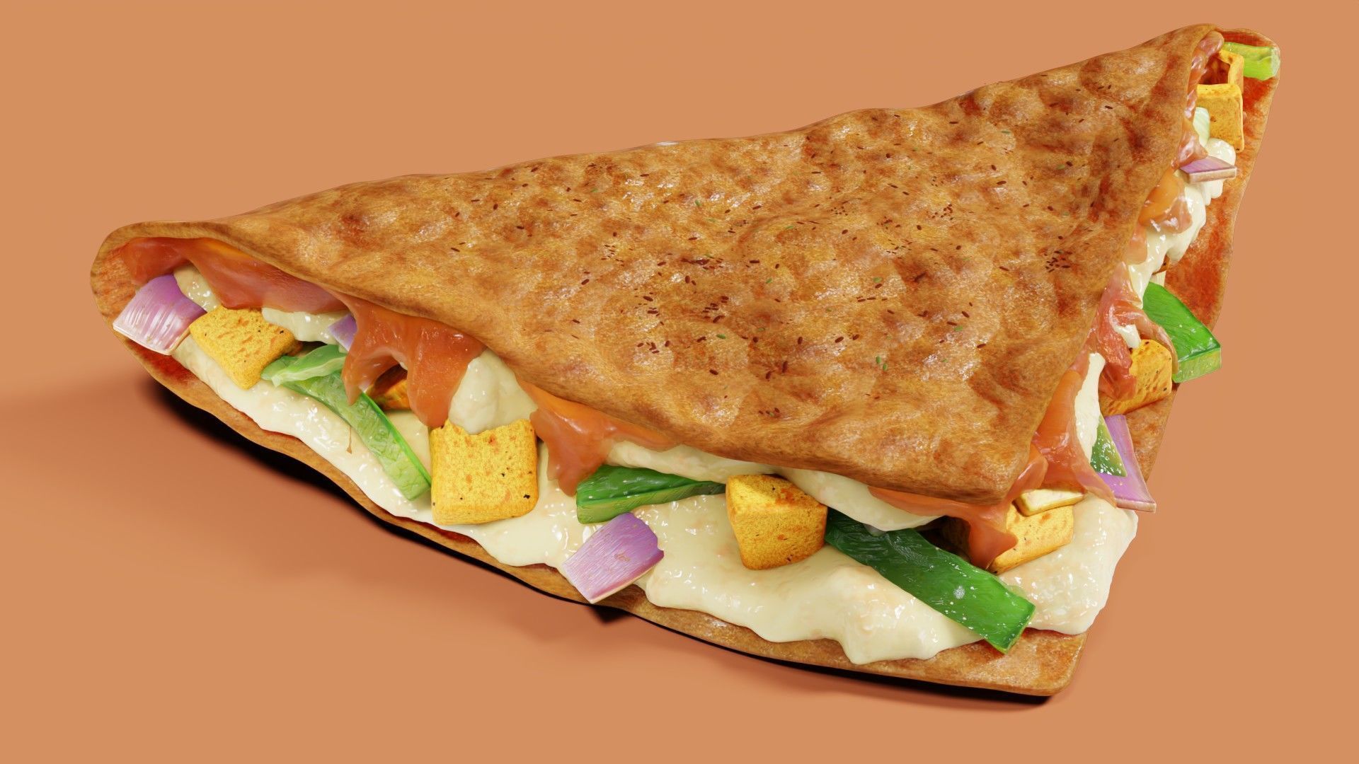 PIZZA HUT MELTS TACO 3D MODEL 3D model_14