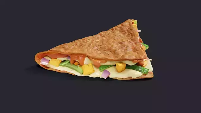PIZZA HUT MELTS TACO 3D MODEL
