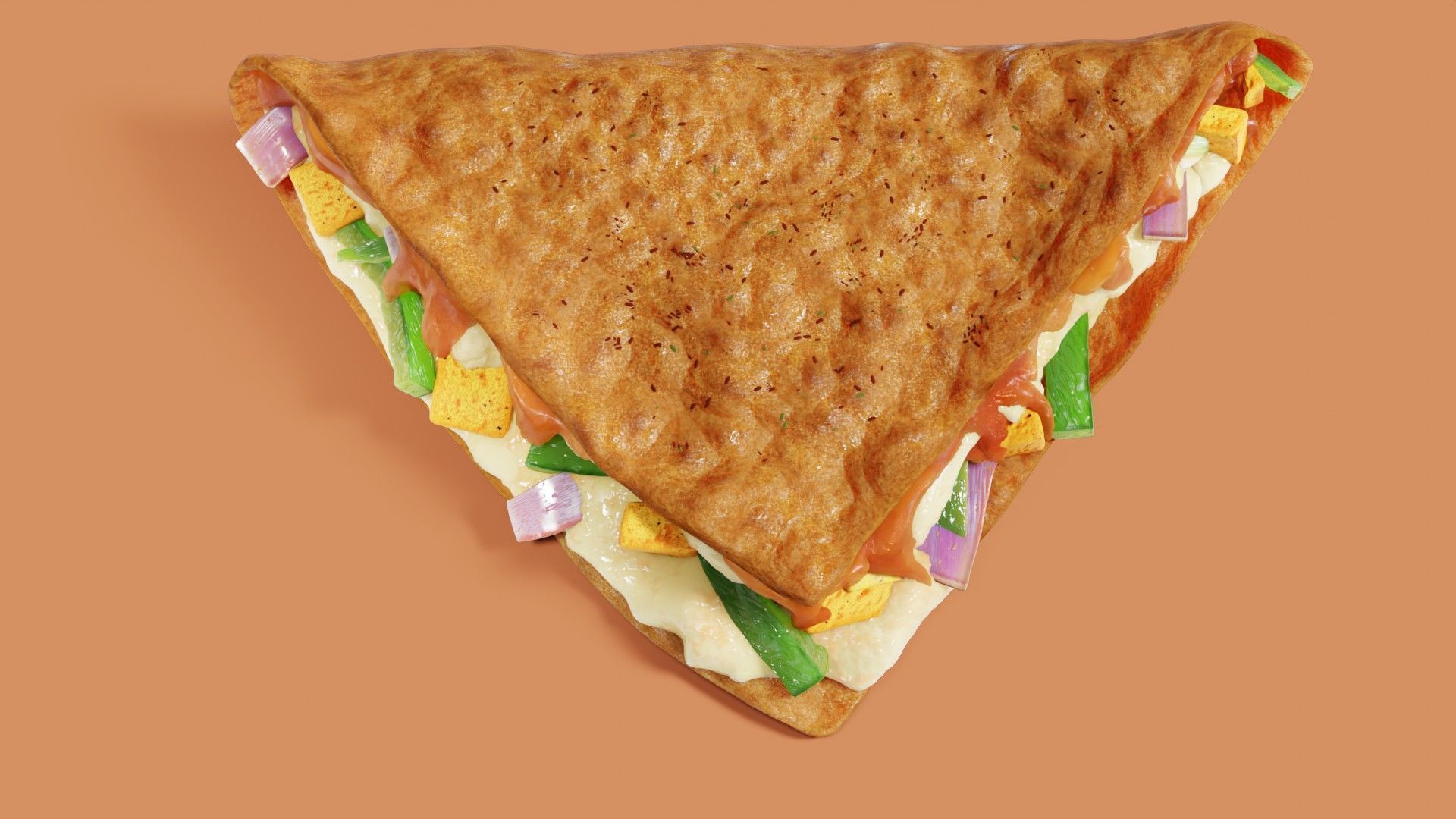PIZZA HUT MELTS TACO 3D MODEL 3D model_15
