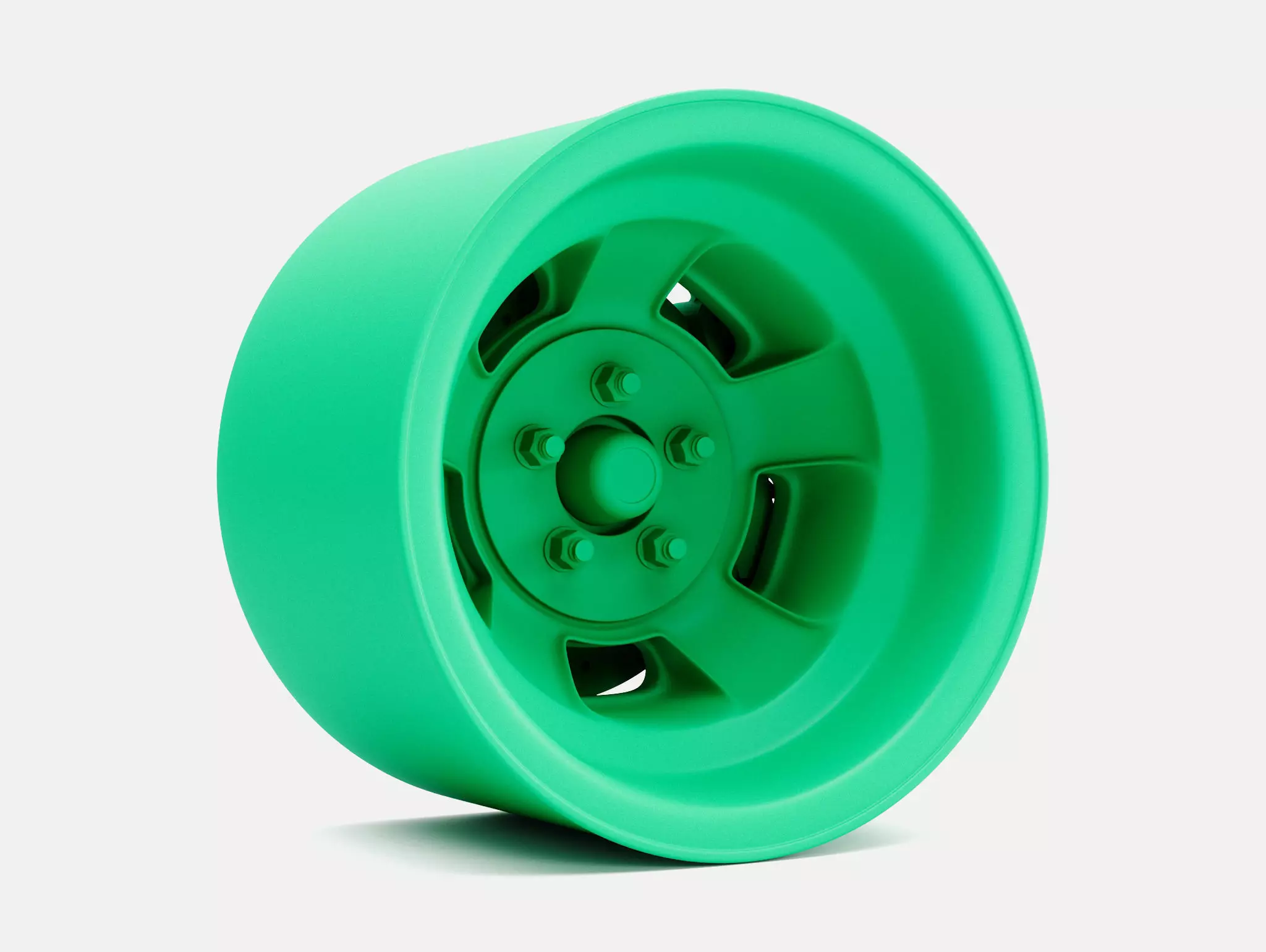 15x10 Halibrand Sprint Wheel and Brake 3D print model_1