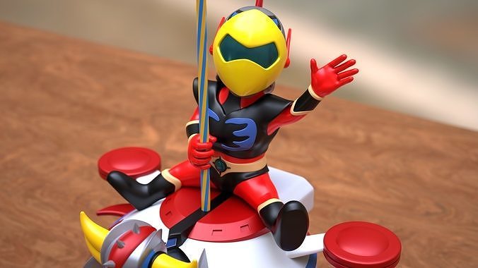 Shibi Actarus 3D print model