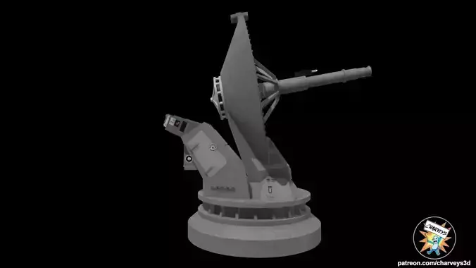 Star Wars Hoth 1 4 FD P Tower Radar Cannon for action figures 3D print model