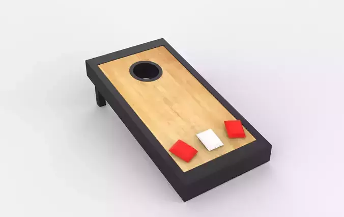  Cornhole Game 3D model