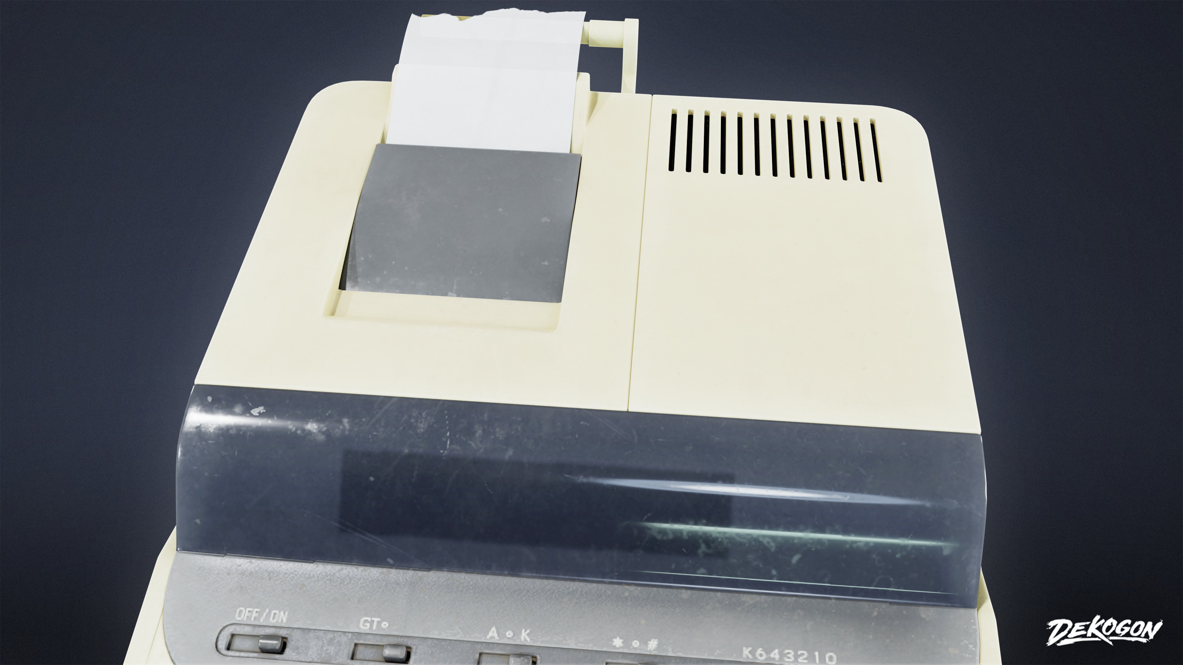 GROCERY - Register Set 01 - LOW POLY AND NANITE Low-poly 3D model_12