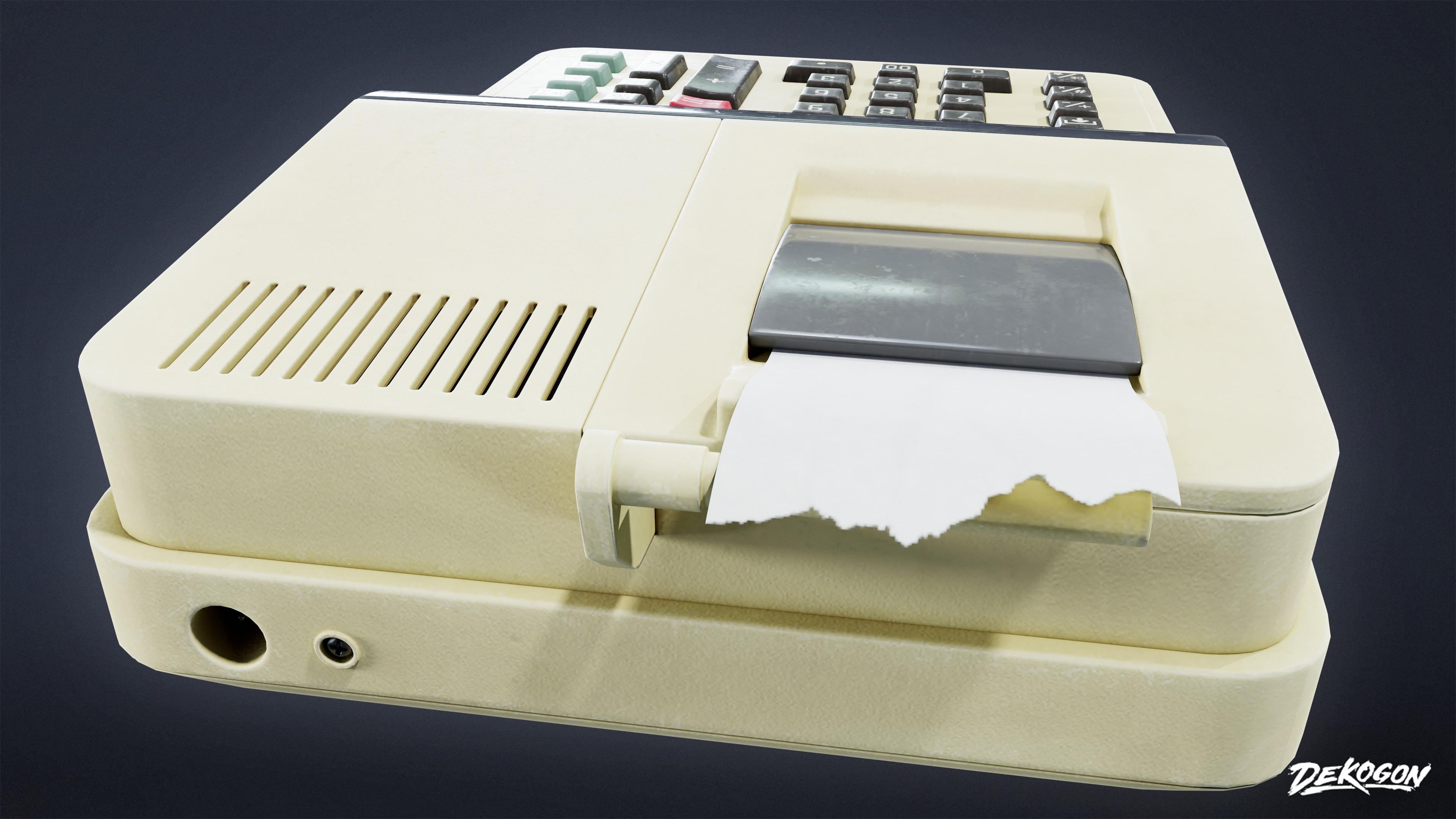 GROCERY - Register Set 01 - LOW POLY AND NANITE Low-poly 3D model_11